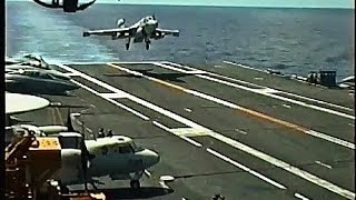 USS Nimitz 1996 5 quotF18s On USS NimitzquothttpsyoutubeVJf0sdmLlI302min [upl. by Illyes]