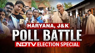 Haryana Elections 2024  Haryana JampK Poll Battle NDTVs Special Ground Coverage [upl. by Ardnikal]