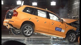 2019 Volvo XC90 – Frontal Crash test at 50 Mph [upl. by Jilleen]