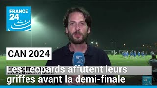 Les Léopards de la RD Congo affûtent leurs griffes avant la demifinale contre la Côte dIvoire [upl. by Nale311]