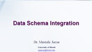 Data Schema Integration Part 12 [upl. by Renat]