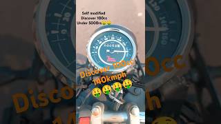 Bajaj discover 100cc top speed 150 automobile modifybikers splendor modifiedbikes modifybiker [upl. by Grove]