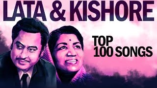 Top 100 Songs of Lata  Kishore  लाता  किशोर के 100 गाने  HD Songs  One stop Jukebox [upl. by Bierman174]