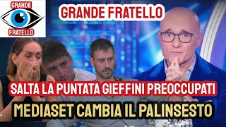 Grande Fratello Concorrenti preoccupati salta la puntata Mediaset cambia tutti i piani ecco perché [upl. by Yregerg]