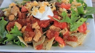 Chicken Taco Salad  Easy Dinner Idea [upl. by Nifares920]