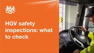 HGV safety inspections what to check [upl. by Akelam533]