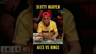 Scotty Nguyen with Aces action back to 2003 WSOP 😍🔥 poker wsop pokertournament pokerhighlights [upl. by Hanna326]