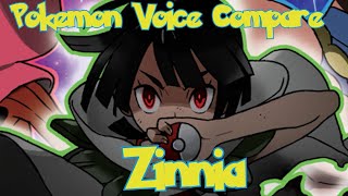 Pokemon Voice Compare  Zinnia [upl. by Sarson953]