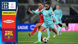 HIGHLIGHTS  SK Brann  FC Barcelona  UEFA Womens Champions League 202324 Norsk [upl. by Mroz]