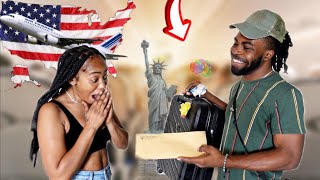 Surprising My Girlfriend With A TRIP TO NEW YORK Our ANNIVERSARY🥰 [upl. by Yrreg845]