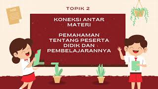 KONEKSI ANTAR MATERI TOPIK 2 PEMAHAMAN TENTANG PESERTA DIDIK DAN PEMBELAJARANNYA [upl. by Ahseik]