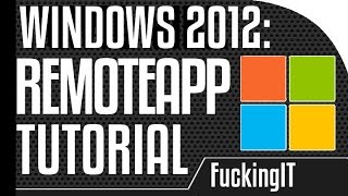 Windows 2012  Remote Application Service [upl. by Lenox]