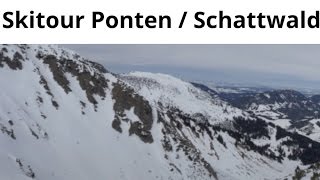 Skitour Tannheimer Tal  Ponten  Schattwald [upl. by Odlanor978]