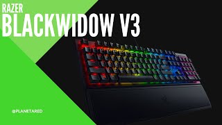 ANALISISREVIEW Razer Blackwidow V3 un teclado mecánico para los gamers más exigentes [upl. by Royo]