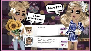 BECOMING A RARE SCAMMER ON MSP FREE ACCOUNT GIVEAWAY [upl. by Abana]