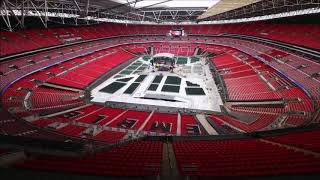 Joshua vs Povetkin Wembley Stadium TimeLapse [upl. by Rihaz396]