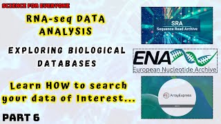 How to search for your RNAseq files  NCBI SRA  ENA  Array Express  Practical [upl. by Ayikur]