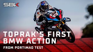 Razgatlioglus FIRST laps as a BMW rider 🤩  WorldSBK [upl. by Aterg]