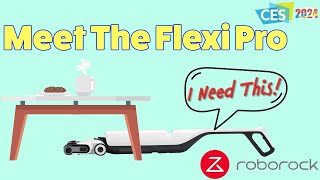 Roborock Flexi Pro WetDry Mop Better Than Dyad Pro Announced CES [upl. by Gyasi]