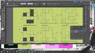 Architectural Drawings Board amp Adobe Illustrator Pt1 [upl. by Anelle603]