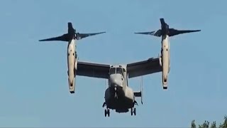 Tiltrotor Aircraft V22 Osprey Ruins a Park Shorts [upl. by Pape75]