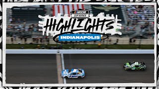 Kyle Larson wins the Brickyard 400 in NASCAR Overtime [upl. by Eerolam]