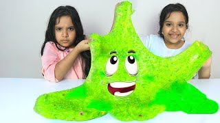 شفا و توأمتها يصنعون سلايم عملاق  Shfa and her twin make a giant slime [upl. by Cohdwell445]