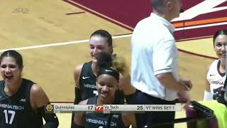 VB Highlights vs Quinnipiac [upl. by Eanaj873]