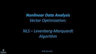 NonlinearData10cNLS LevenbergMarquardt [upl. by Nohsav]