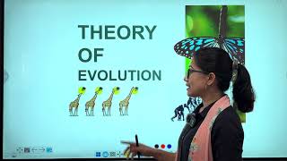 THEORY OF EVOLUTION LAMARCK amp CHARLES DARWIN [upl. by Leidag]