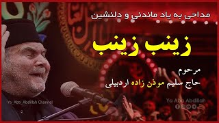 نوحه زیبا و ماندگار زینب زنیب زنیب نسخه کامل  حاج سلیم موذن زاده اردبیلی [upl. by Kentiga]