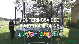 Montering av Rund Trampoline [upl. by Aicemaj]