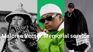 MALOME VECTOR Bokang Molelis Memorial Service [upl. by Nahc]