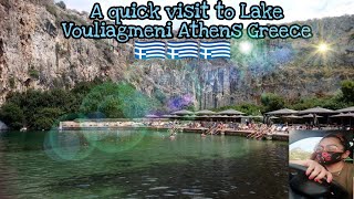 Quick Visit to Lake Vouliagmeni Athens Greece [upl. by Eckblad]