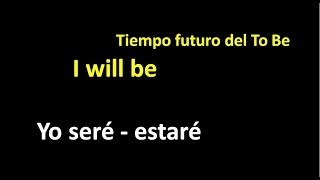 El verbo To be en Tiempo Futuro Curso de Ingles [upl. by Ardy]