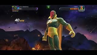 Mcoc 7 Star Rank 2 HulkImmortal Solos Gauntlet Vision in 115 seconds HORRIBLE RNG [upl. by Malvino442]