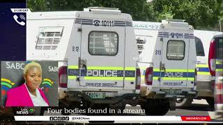 Four bodies found in a stream at Botshabelo Free State [upl. by Uolymme]