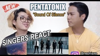 SINGERS REACT Pentatonix  Sound Of Silence [upl. by Hepsoj202]