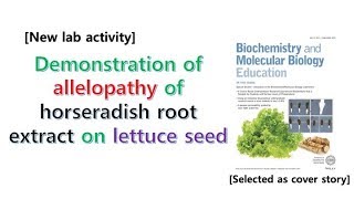 A new laboratory activity to help students learn about allelopathy and experimental design [upl. by Eilyr]