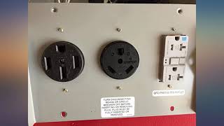 Siemens TL137US Talon Temporary Power Outlet Panel with a 20 30 and 50Amp review [upl. by Strohben]