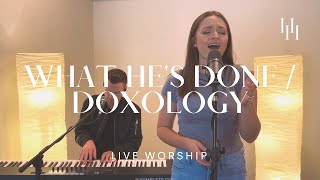 What Hes Done  Doxology Live Worship  Holly Halliwell [upl. by Arikahc]