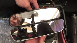 ND Miata Frameless Auto Dim HomeLink rearview mirror wiring install pt1 [upl. by Turro]