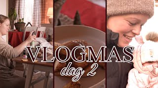 VLOGMAS DAG 2  FÖLJ FAMILJEN FRAM TILL JUL  juliga recept julpyssel spadag  VLOGG [upl. by Aihsoem36]