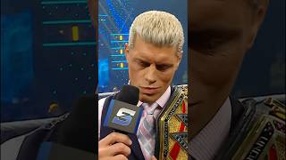 Cody Rhodes talks about being at the top of the industry [upl. by Nenerb714]