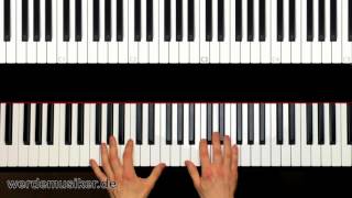 Pirates of the Caribbean  Hes a pirate  Piano Tutorial  Teil 2  Klavier lernen [upl. by Wilona]