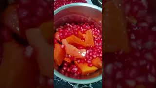 Pomegranate ✨ Papaya 🍹 Sabja Seeds 🍹 Juice Shorts [upl. by Petra687]