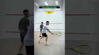 Squash Essentials EP44  Straightstraightvolley straight dill squash squashcoaching 壁球 [upl. by Mahla]