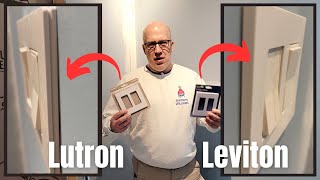 Wall Plate Installation  Leviton vs Lutron [upl. by Donelson]