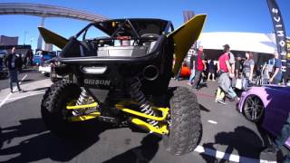 2016 Yamaha YXZ 1000R Side x Side Gibson Dual Exhaust  SEMA Best Powersports Product [upl. by Neened306]