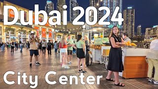 Dubai 4K Amazing City Center Downtown Dubai Walking Tour 🇦🇪 [upl. by Ecirted]